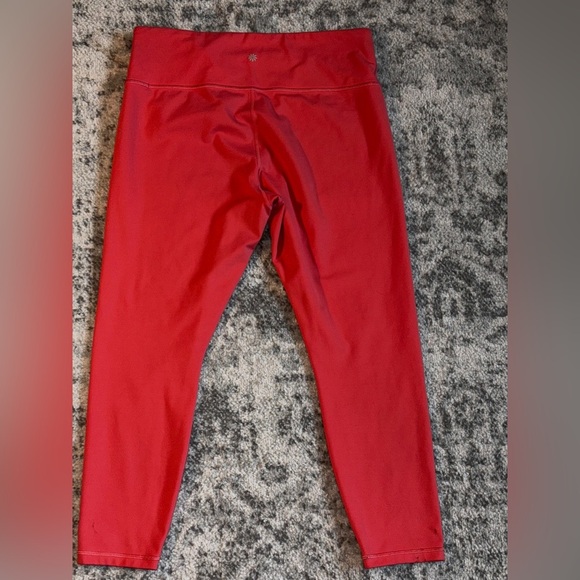 Athleta Elation 7/8 Tight Leggings Pink Size: Large - Picture 2 of 4